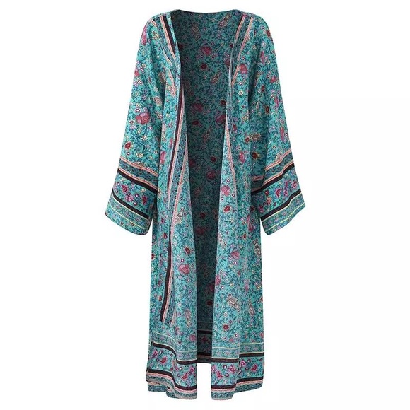 5⭐️ FAV BESTSELLER Floral Folk Town Robe Kimono - Picture 3 of 8